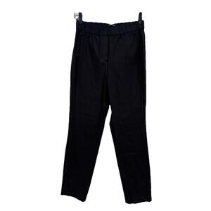 Women’s Massimo Dutti Size 4‎ Straight Trouser Pants Black Womens Formal Pro